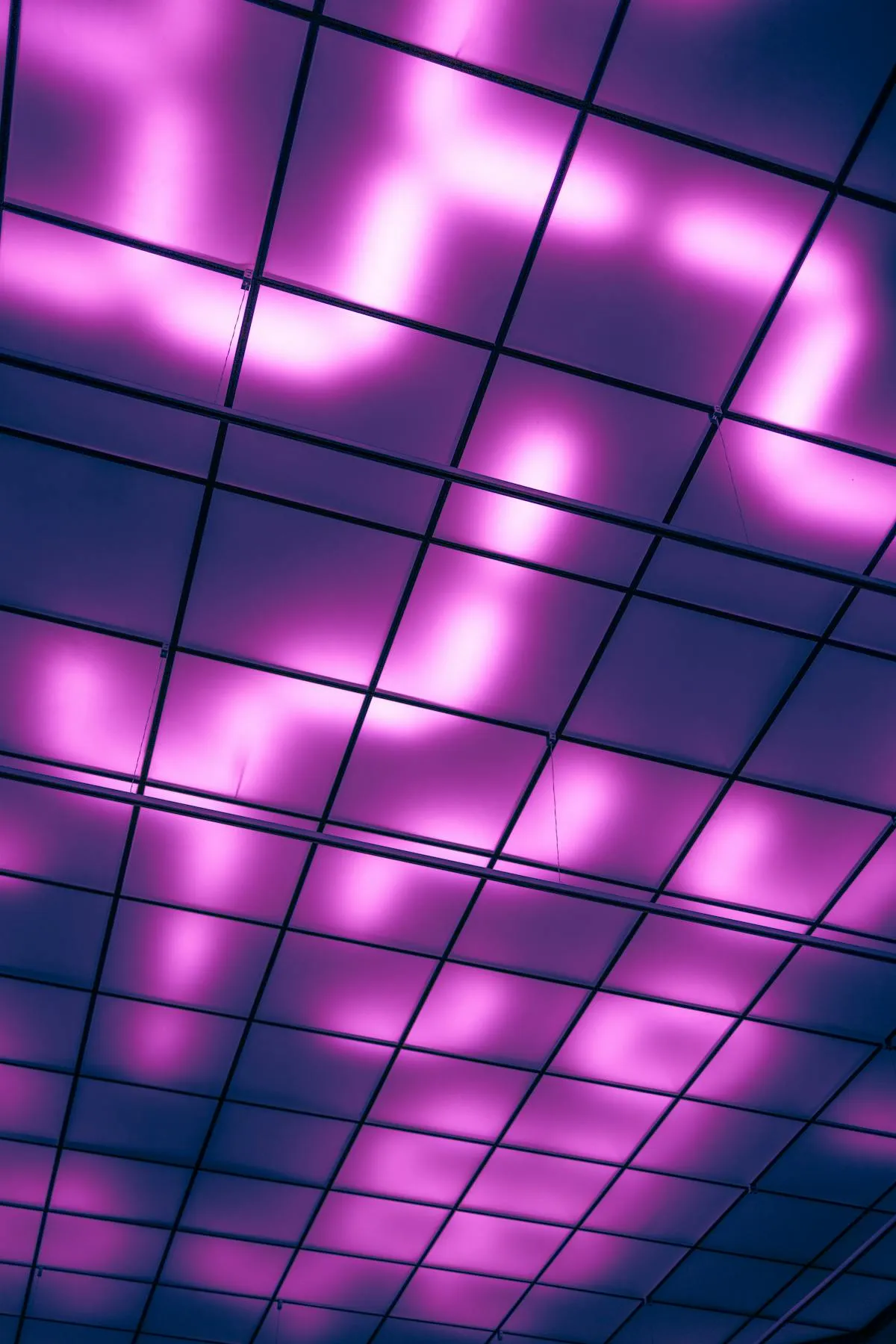 Colour-Changing (RGB) stretch ceiling finish