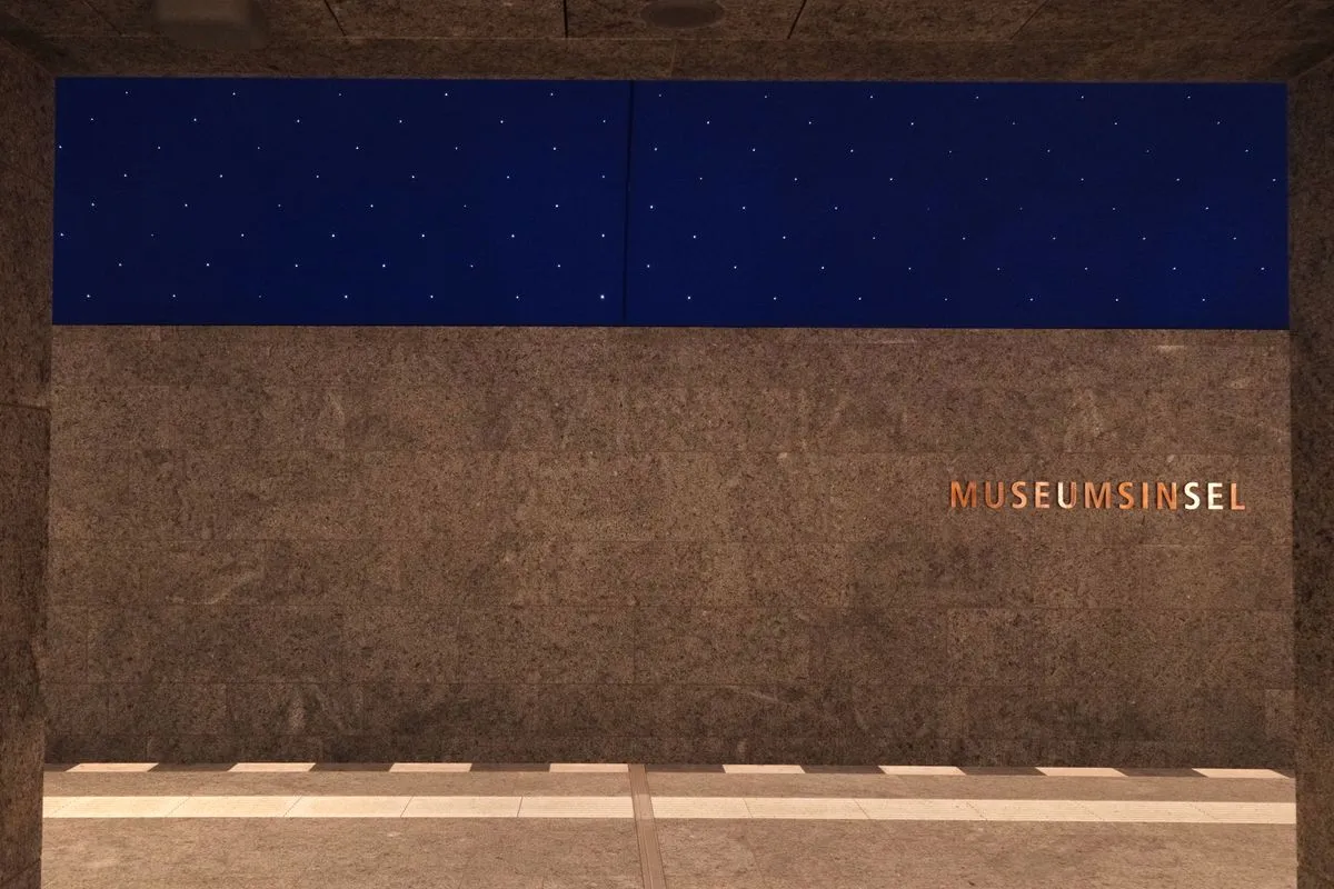Shooting Stars stretch ceiling finish