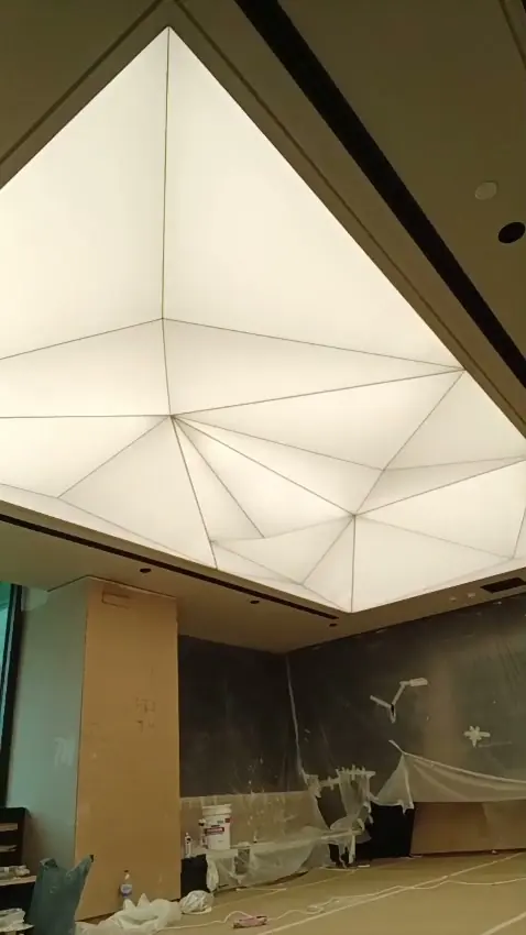 Geometric Backlit Ceiling — video 1